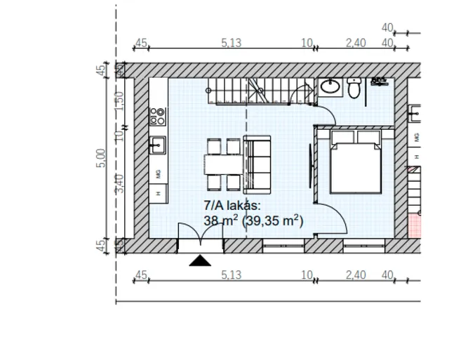 Eladó lakás Budapest VII. kerület, Ligetváros 61 nm