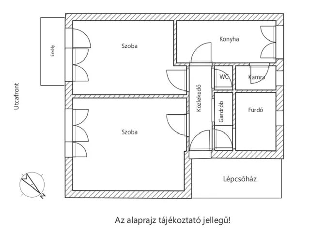 Eladó lakás Budapest XX. kerület 53 nm