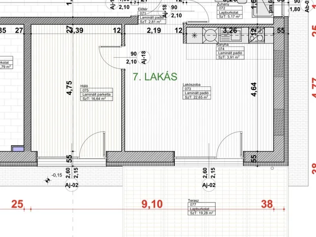 Eladó lakás Kiskunlacháza 61 nm