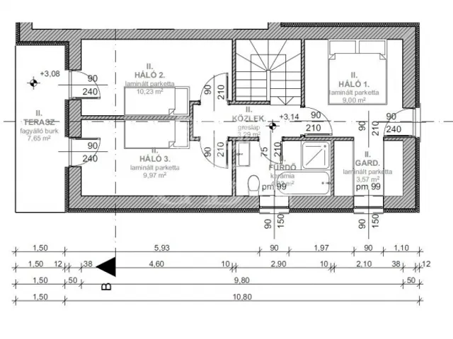 Eladó ház Százhalombatta, Dunafüred 90 nm