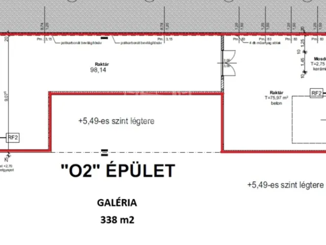 Kiadó kereskedelmi és ipari ingatlan Budapest XXII. kerület, Budafok 388 nm