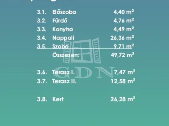 Eladó lakás Budapest XI. kerület, Őrmező 49 nm