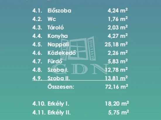 Eladó lakás Budapest XI. kerület, Őrmező 71 nm