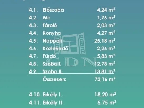 Eladó lakás Budapest XI. kerület, Őrmező 71 nm