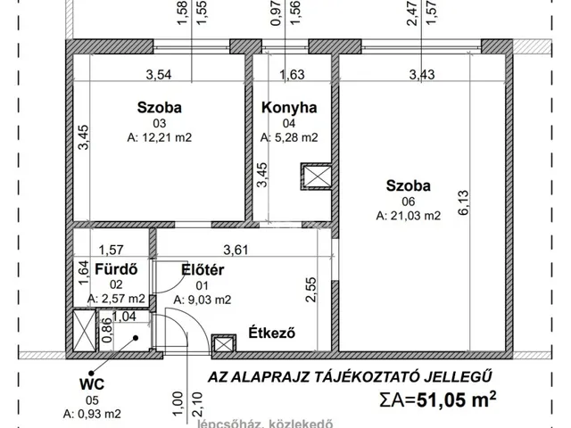 Eladó lakás Budapest III. kerület 51 nm