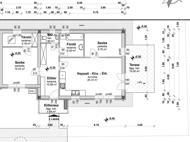 Eladó ház Budapest XXII. kerület, Nagytétény 75 nm