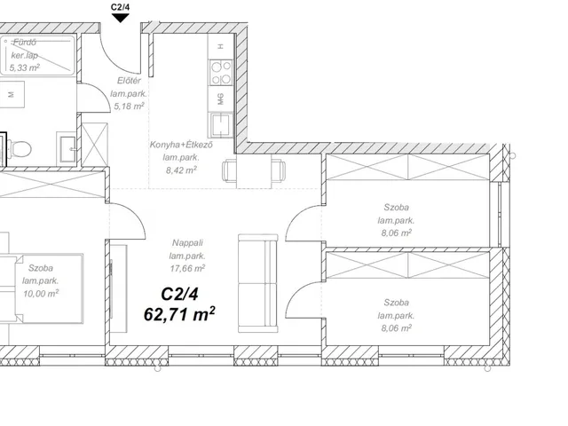 Eladó lakás Mende 63 nm