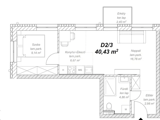 Eladó lakás Mende 40 nm