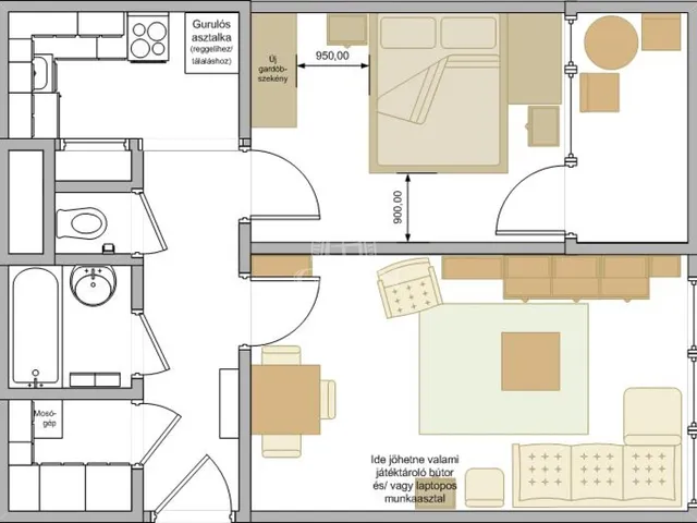 Eladó lakás Budapest XI. kerület, Kelenföld 50 nm