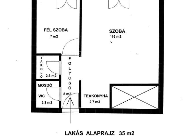 Eladó lakás Budapest XI. kerület, Szentimreváros 35 nm