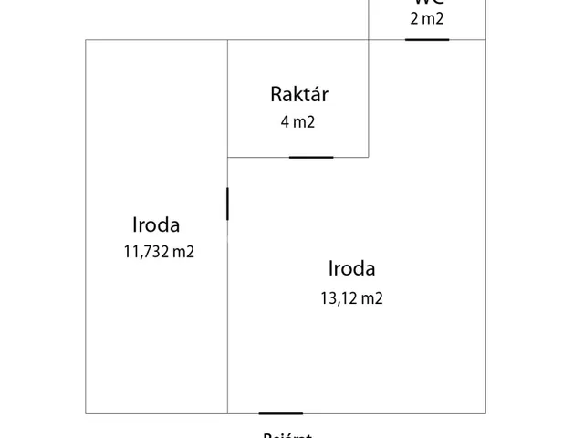 Kiadó kereskedelmi és ipari ingatlan Vác, Belváros 31 nm