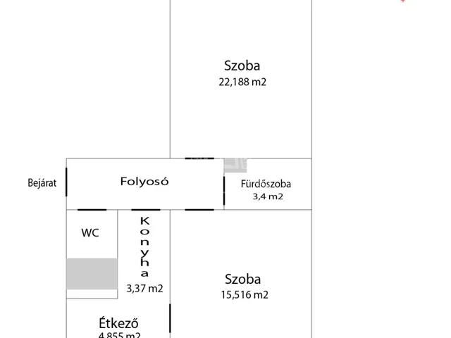 Eladó lakás Vác, Alsóváros 56 nm