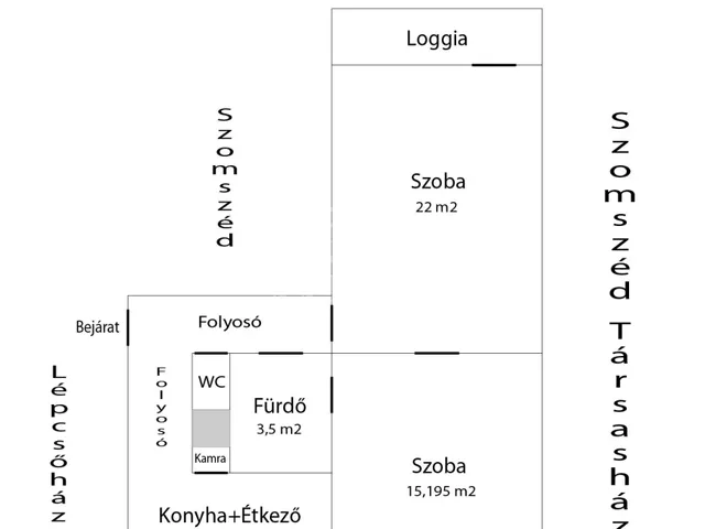 Eladó lakás Vác, Deákvár 62 nm