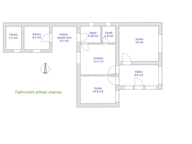 Eladó ház Alsópetény 63 nm
