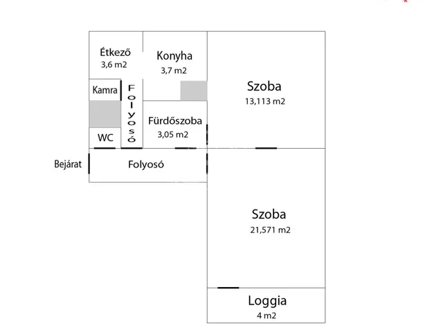 Eladó lakás Vác, Deákvár 57 nm