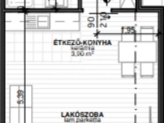 Eladó lakás Kiskunlacháza 37 nm