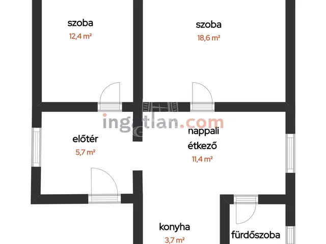 Eladó ház Kiskunlacháza 54 nm