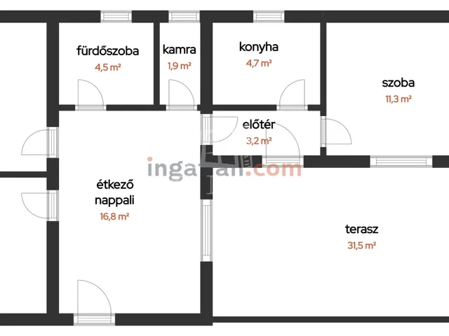 Eladó ház Tököl, Papkert 70 nm