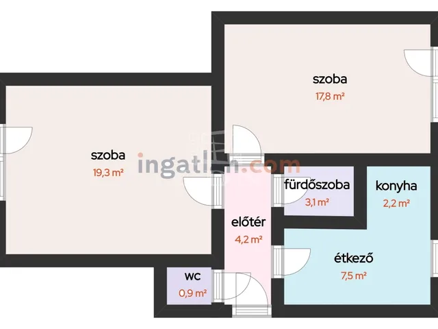 Eladó lakás Budapest XXI. kerület, Csillagtelep 55 nm