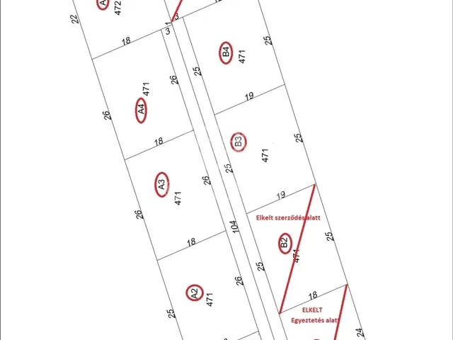 Eladó telek Székesfehérvár, Feketehegy 470 nm