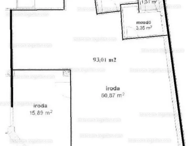 Kiadó kereskedelmi és ipari ingatlan Székesfehérvár, Belváros 90 nm