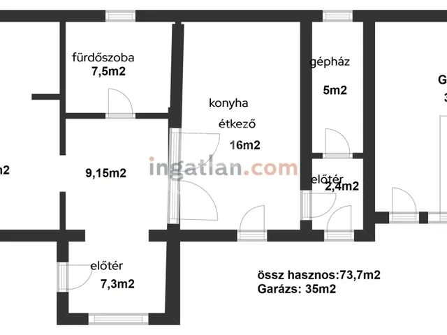 Eladó ház Székesfehérvár, Felsőváros 74 nm