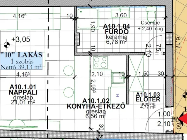Eladó lakás Székesfehérvár, Belváros 39 nm