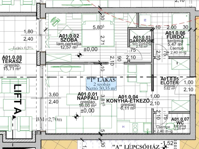 Eladó kereskedelmi és ipari ingatlan Székesfehérvár, Belváros 50 nm