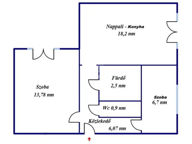 Eladó lakás Székesfehérvár, Palotaváros 49 nm