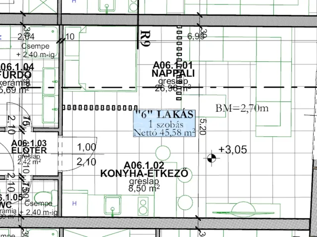 Eladó lakás Székesfehérvár, Belváros 46 nm