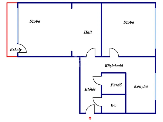 Eladó lakás Székesfehérvár, Belváros 53 nm