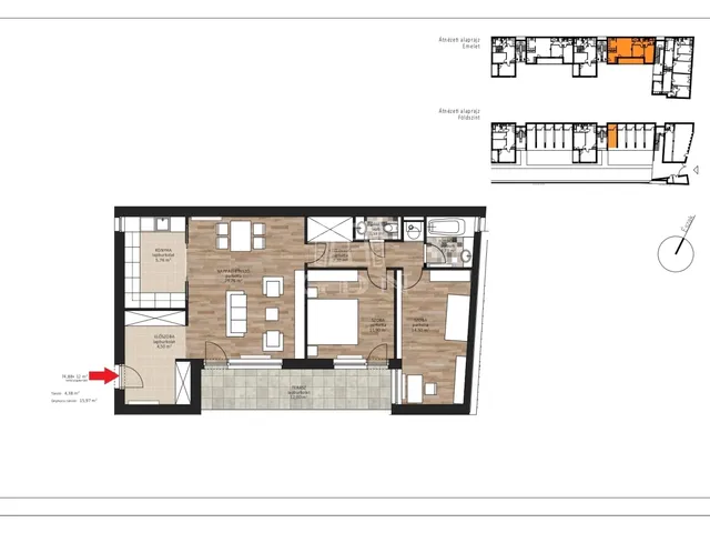 Eladó lakás Székesfehérvár, Felsőváros 75 nm