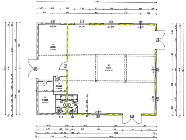 Kiadó kereskedelmi és ipari ingatlan Székesfehérvár, Szedreskert 220 nm