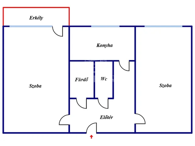 Kiadó lakás Székesfehérvár, Víziváros 54 nm