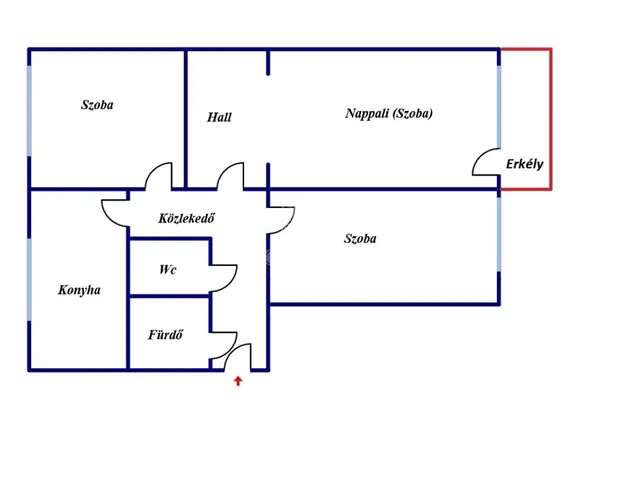 Kiadó lakás Székesfehérvár, Palotaváros 68 nm