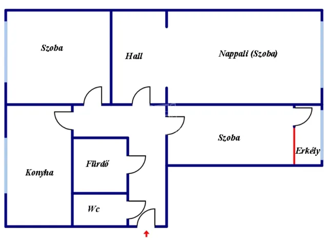 Kiadó lakás Székesfehérvár, Belváros 62 nm