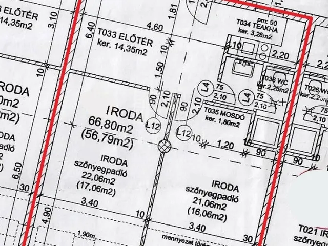 Kiadó kereskedelmi és ipari ingatlan Székesfehérvár, Belváros 55 nm