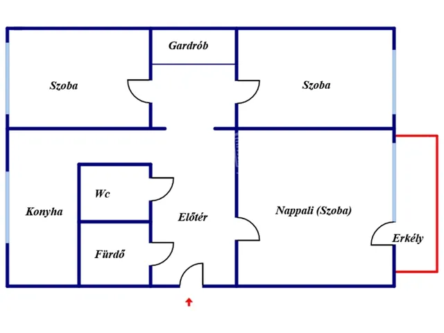 Kiadó lakás Székesfehérvár, Palotaváros 64 nm