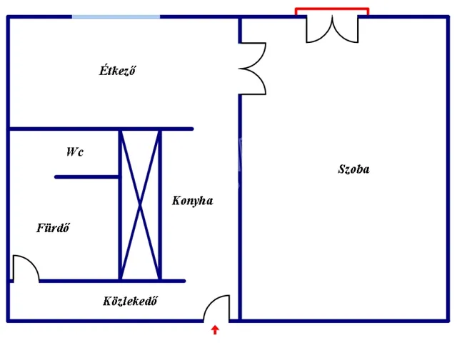 Kiadó lakás Székesfehérvár 35 nm
