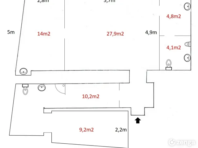 Kiadó kereskedelmi és ipari ingatlan Székesfehérvár, Belváros 68 nm