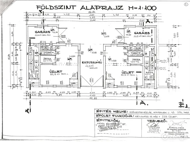 Kiadó kereskedelmi és ipari ingatlan Székesfehérvár, Felsőváros 60 nm