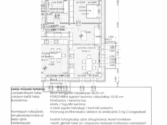 Eladó lakás Komárom 56 nm