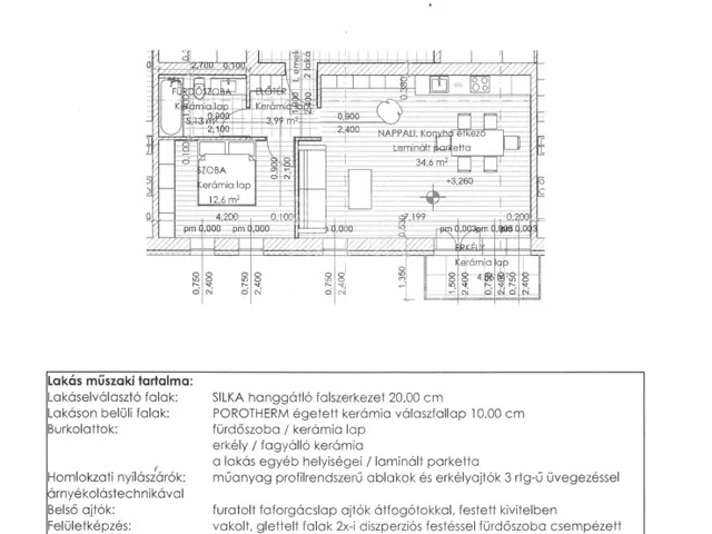 Eladó lakás Komárom 56 nm