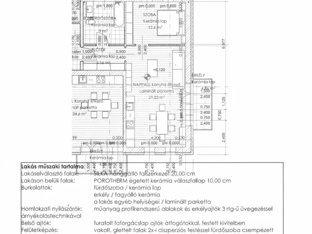 Eladó lakás Komárom 56 nm