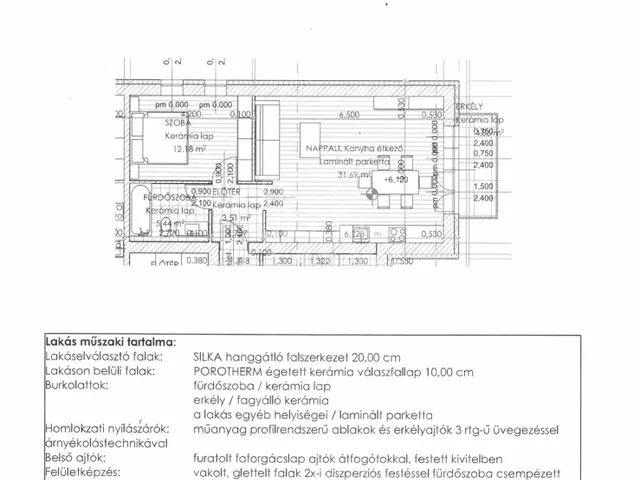 Eladó lakás Komárom 52 nm