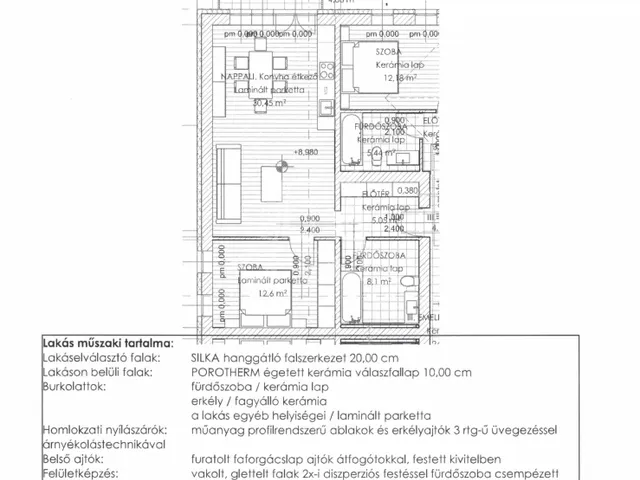 Eladó lakás Komárom 56 nm