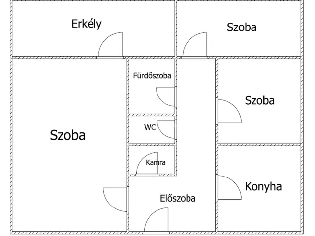 Eladó lakás Komárom 66 nm