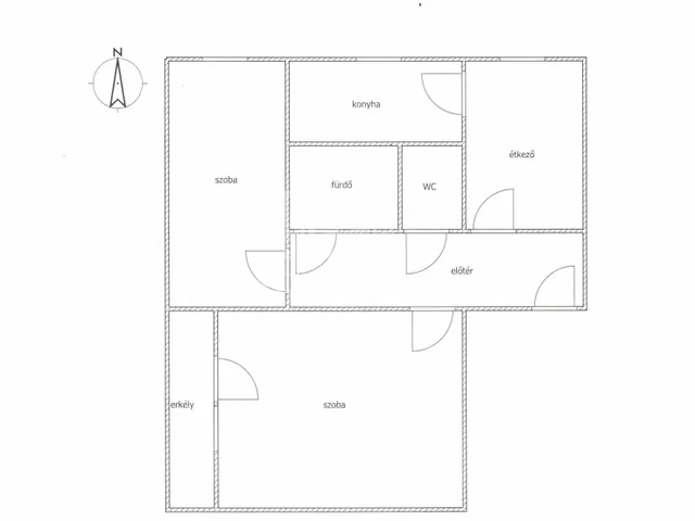 Eladó lakás Komárom 60 nm