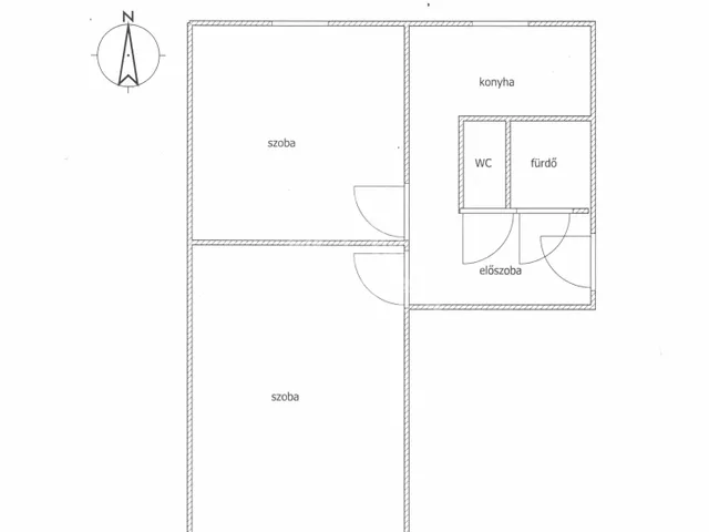 Eladó lakás Komárom 53 nm