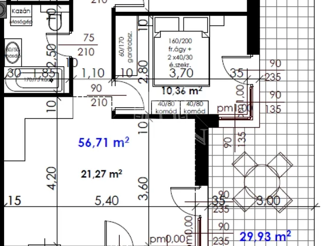 Eladó lakás Siófok, Ezüstpart 72 nm